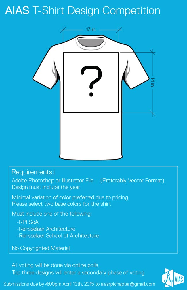 AIAS T-Shirt Design Competition : Rensselaer | Architecture